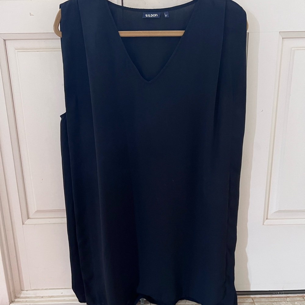 Black Baggy/Oversized Mini Dress